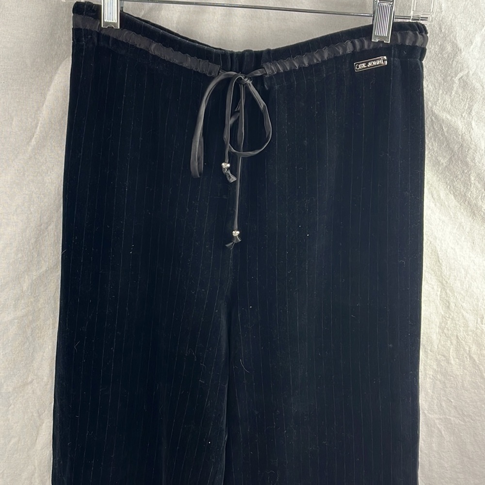St John small velour pinstripe